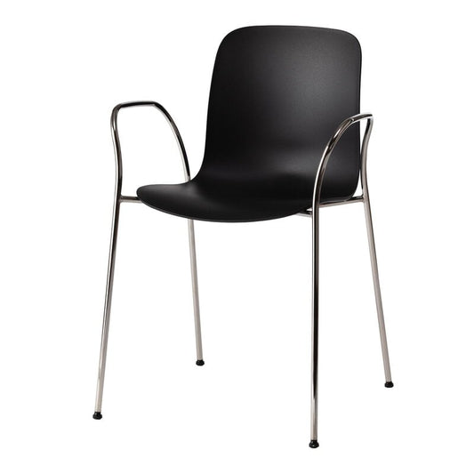 Substance chair with arms by Magis #chrome - black #