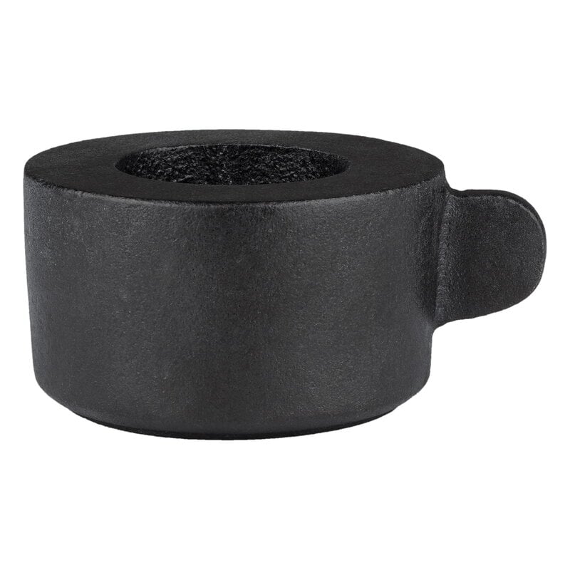 Oiva candleholder by Marimekko #cast iron, black #