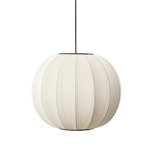 Knit-Wit Round Pendant Lamp Ø45 by Made By Hand #Pearl White