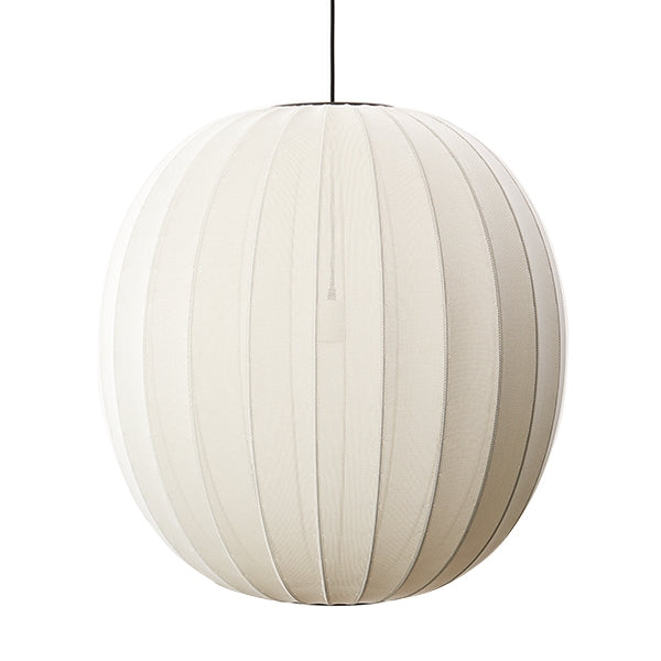 Knit-Wit Round Pendant Lamp Ø75 by Made By Hand #Pearl White