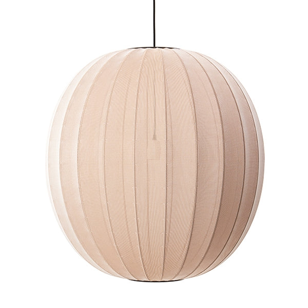 Knit-Wit Round Pendant Lamp Ø75 by Made By Hand #Sand Stone