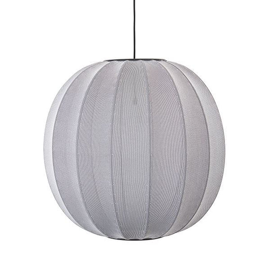 Knit-Wit Round Pendant Lamp Ø60 by Made By Hand #Silver