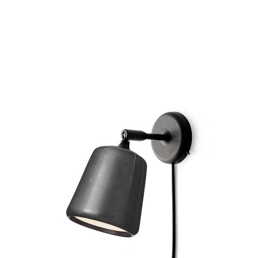 Material Wall Lamp by NEW WORKS #Black Marble