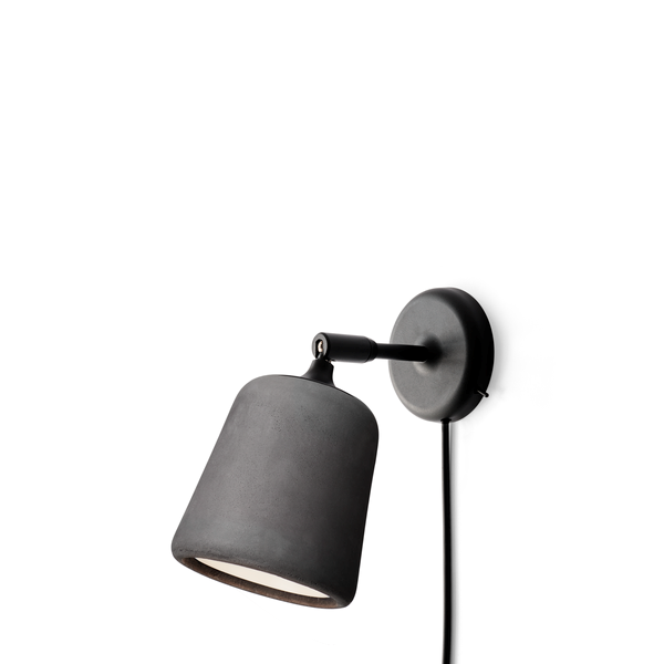 Material Wall Lamp by NEW WORKS #Dark Gray Concrete