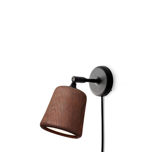 Material Wall Lamp by NEW WORKS #Smoked Oak