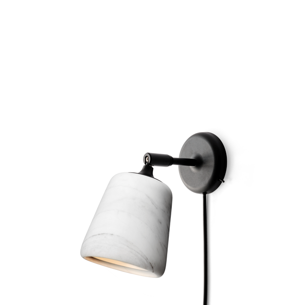 Material Wall Lamp by NEW WORKS #White Marble