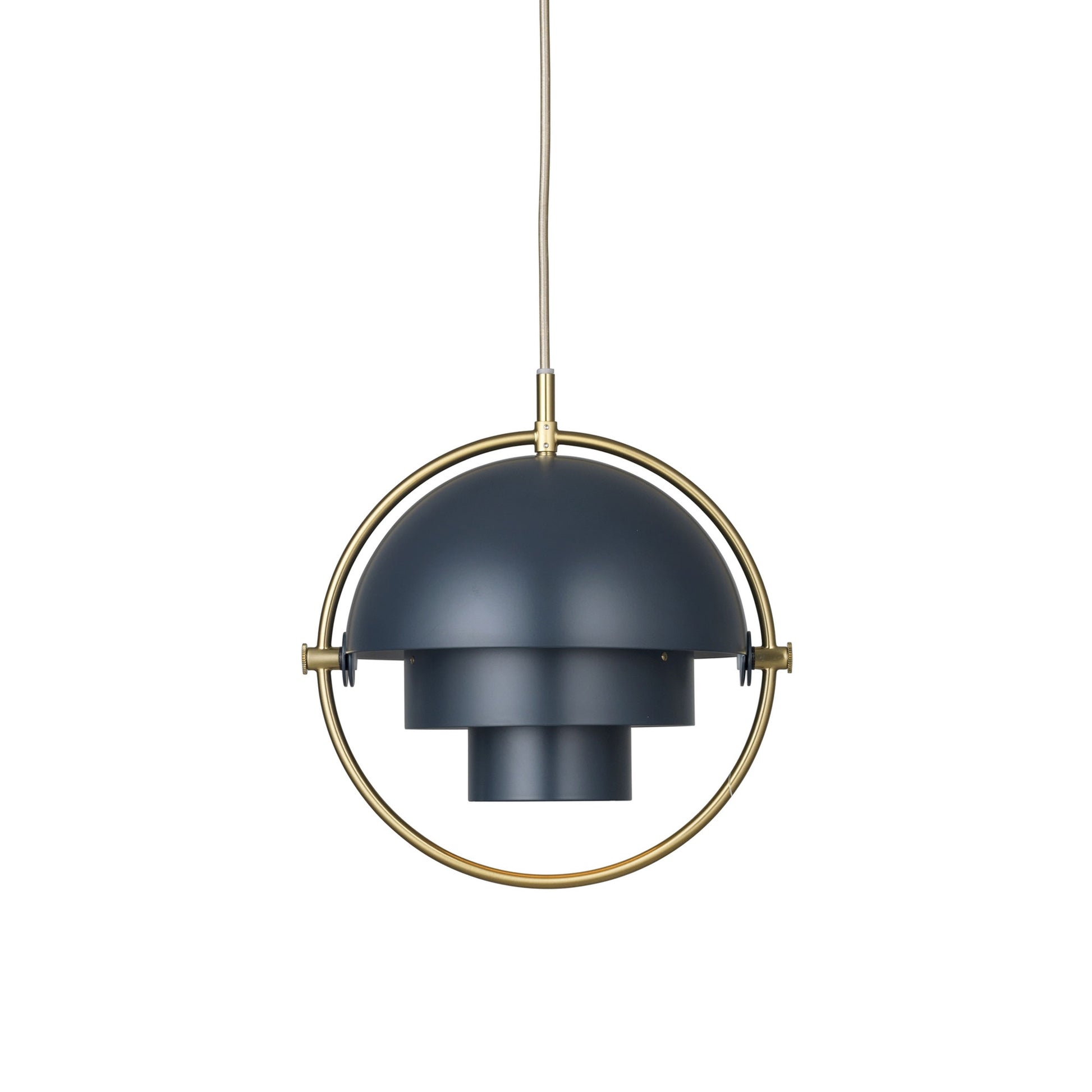 Multi-Lite Pendant Lamp Small by GUBI #Brass / Blue