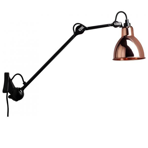 N222 Wall Lamp by Lampe Gras #Mat Black & Copper
