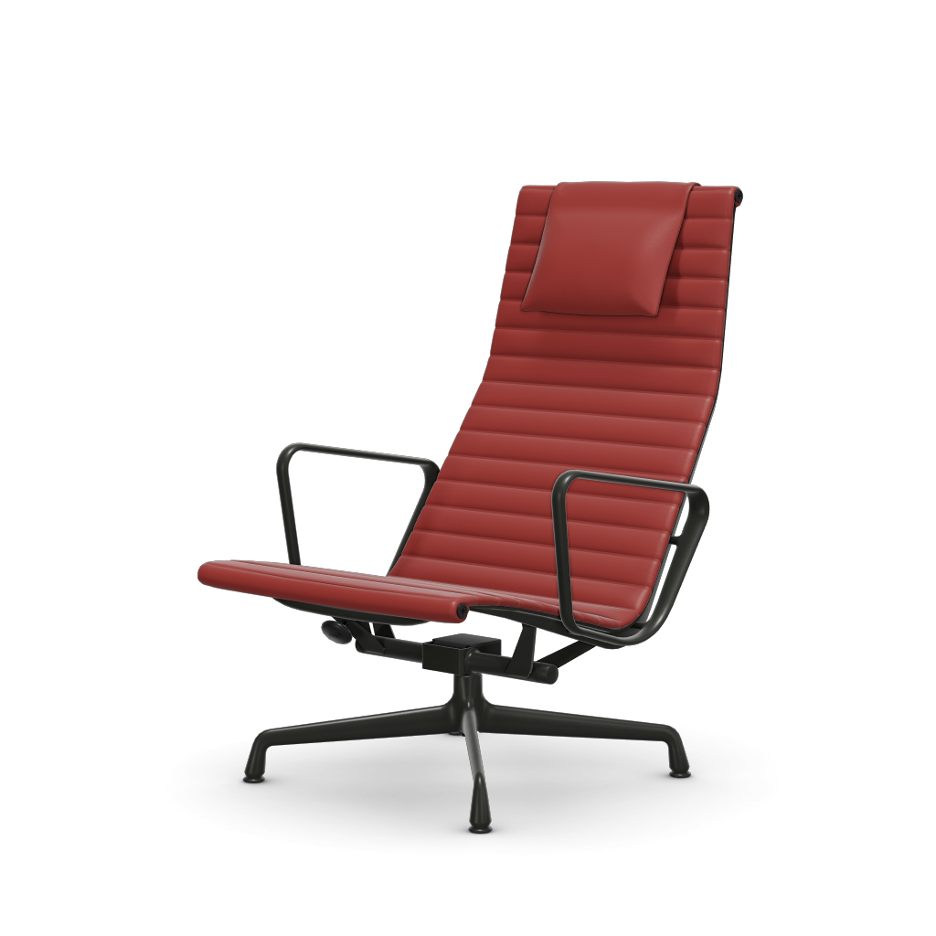 Aluminium Chair EA 124 – Lounge (Cover material - Fabric Leather)