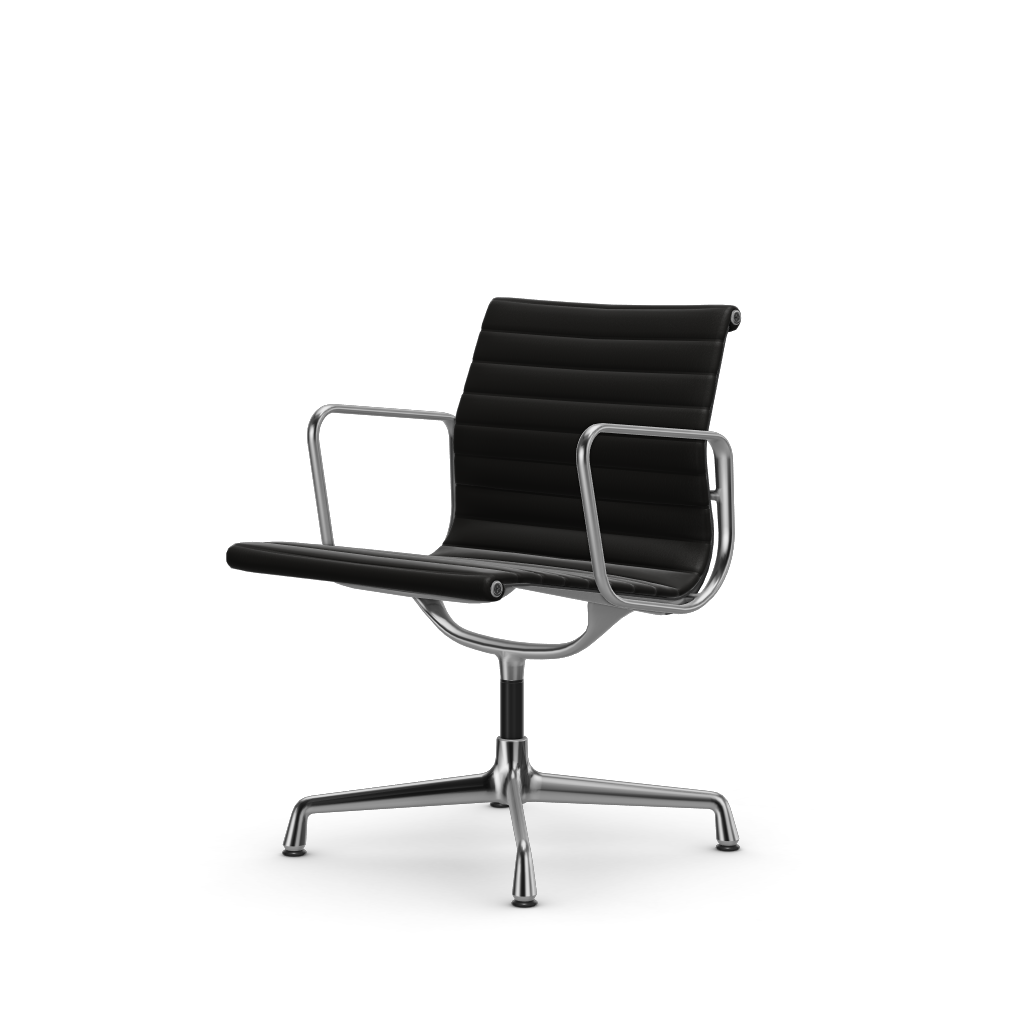 Aluminium Chairs EA 108 swivel – Conference (Cover material - Fabric Leather Premium F)