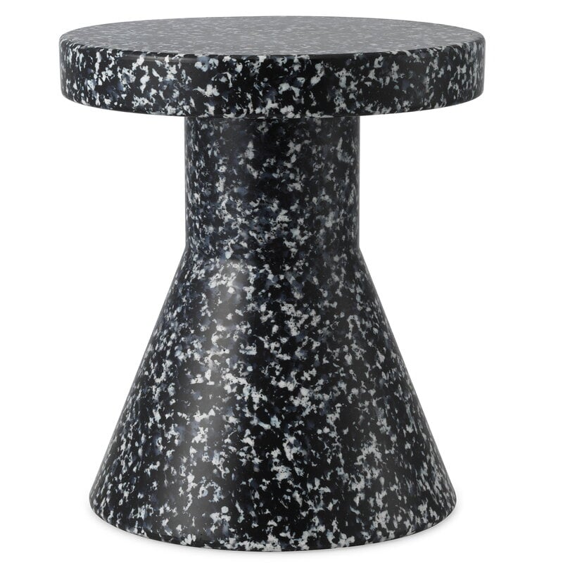 Bit stool by Normann Copenhagen #cone, black - white #