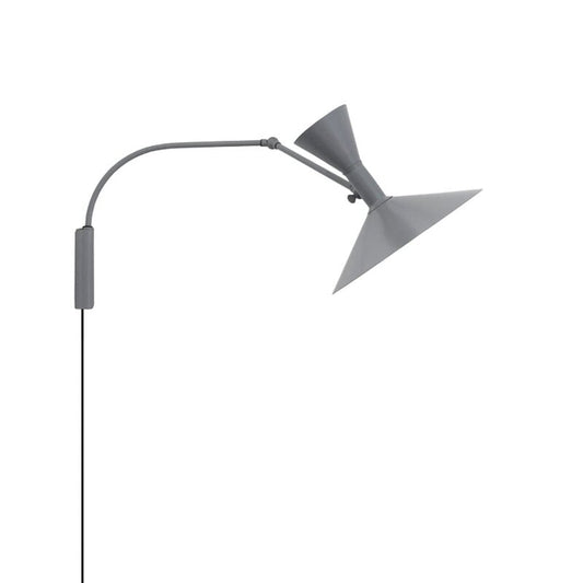 Mini Lampe De Marseille - Adjustable Aluminium Wall Lamp by Nemo #grey / whitewash (inside)