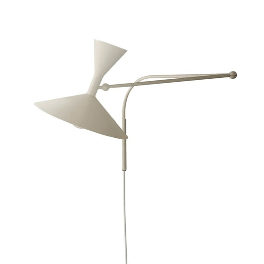 Lampe de Marseille Wall Light by Nemo #White with Legs in Black