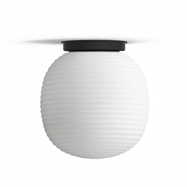 Lantern Globe Ceiling Light Medium Ø30 by NEW WORKS #Graphite