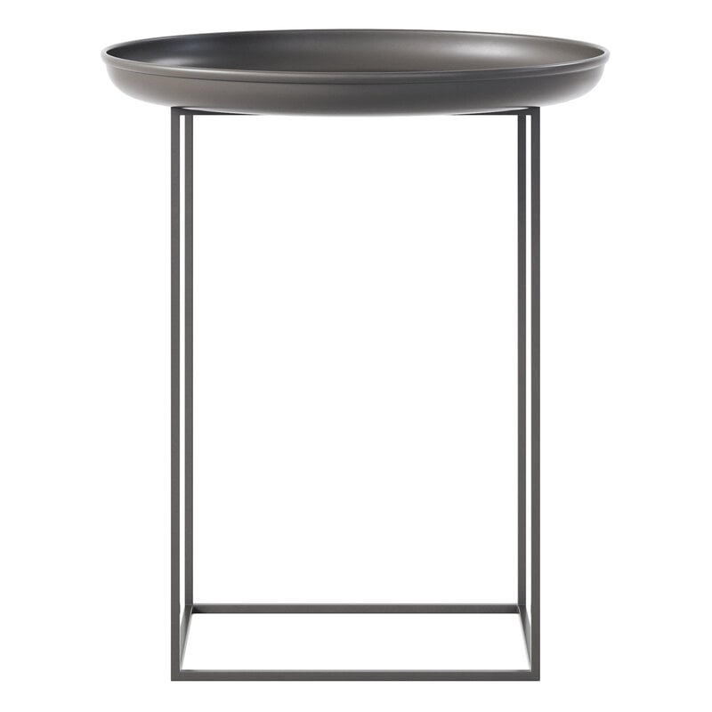 Duke side table by NORR11 #45 cm, earth black #