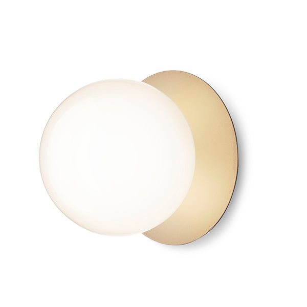 Liila 1 Wall/Ceiling Lamp Large by Nuura #Gold / Opal
