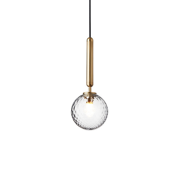 Miira 1 Pendant Lamp Small by Nuura #Brass & Clear