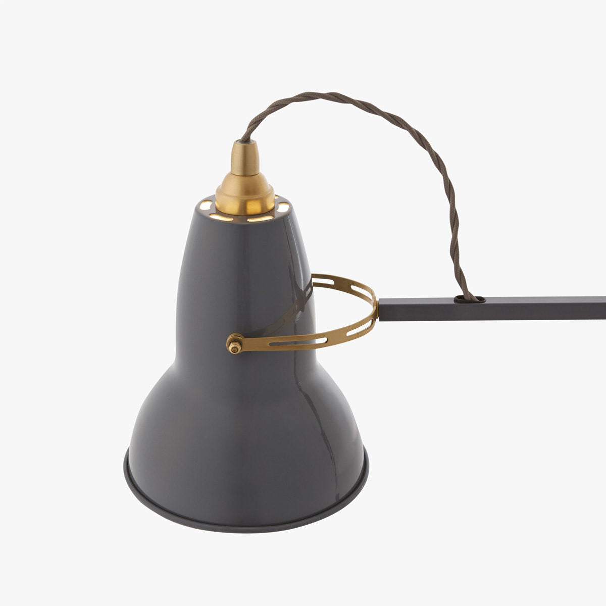 Original 1227 Brass Desk Lamp by Anglepoise #Elephant Grey