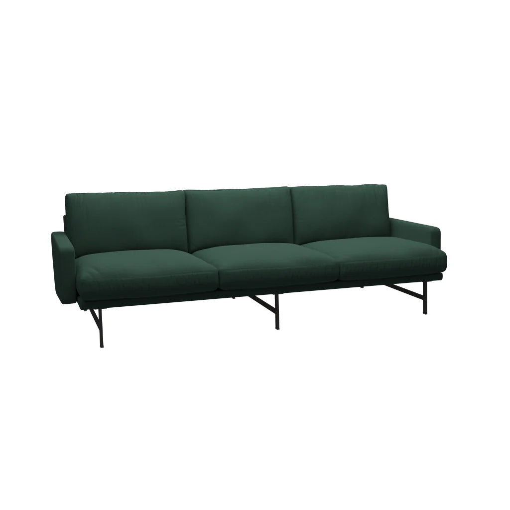 Lissoni Sofa™ - PL113S, Small 3-seater by Fritz Hansen