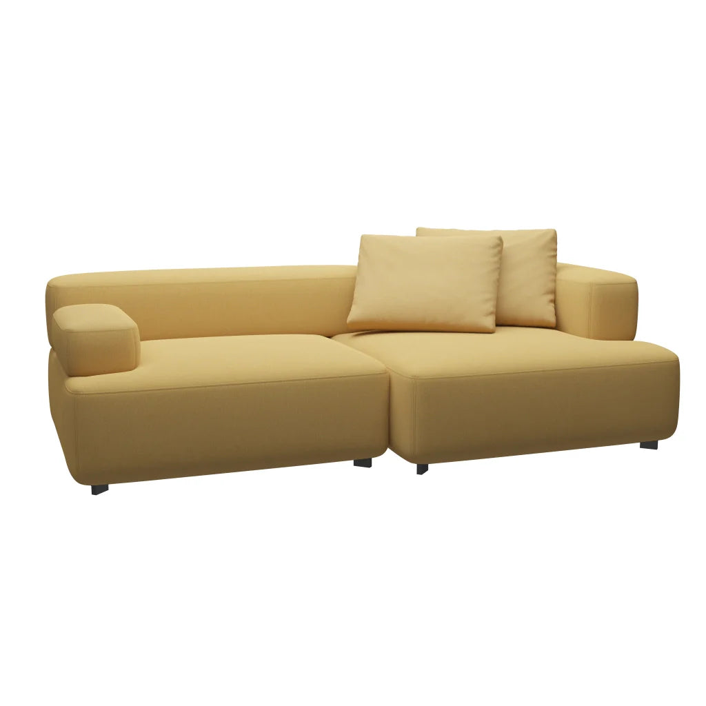 Alphabet™ Sofa Series - PL240-3, 2-seater by Fritz Hansen