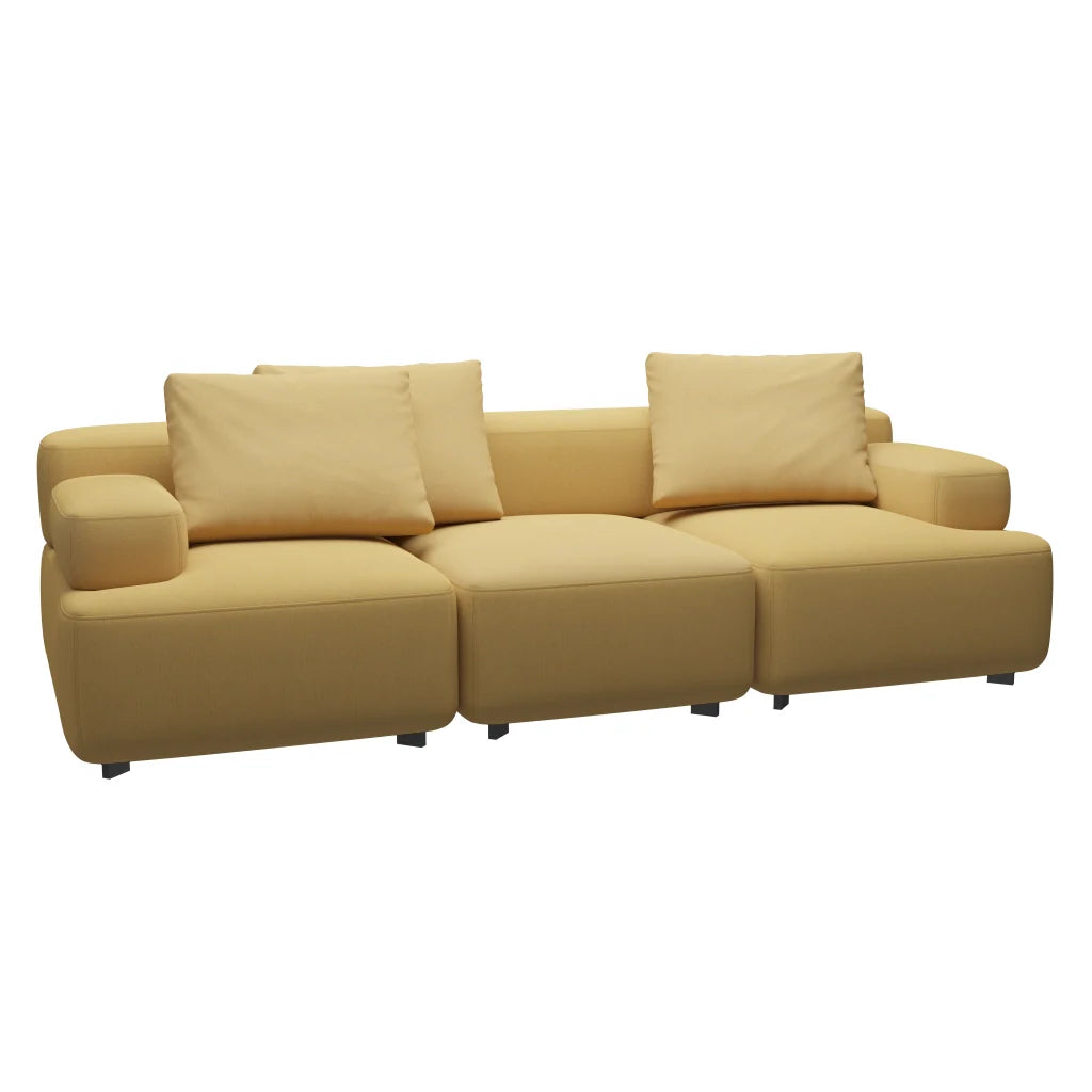 Alphabet™ Sofa Series - PL255-1, 3-seater by Fritz Hansen