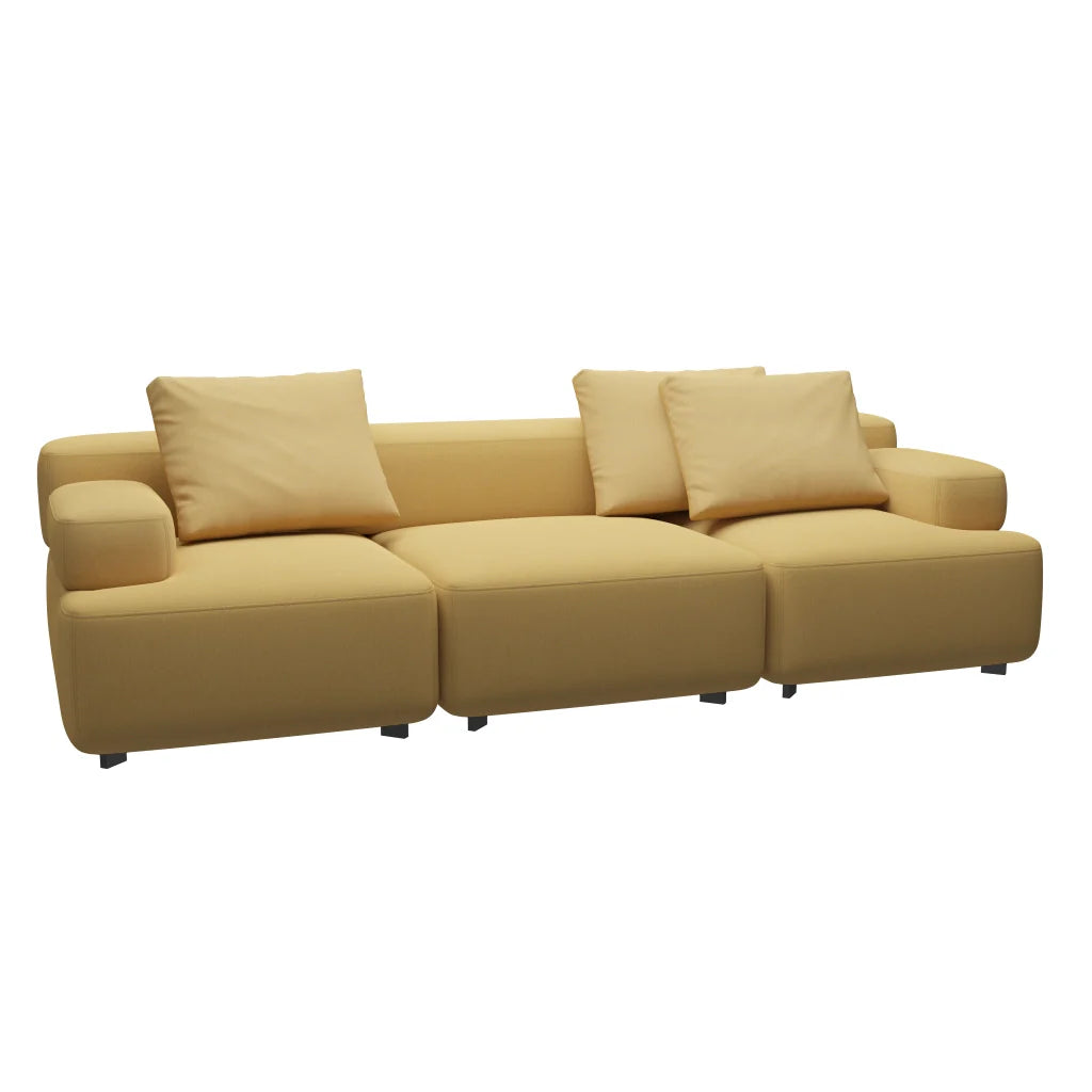 Alphabet™ Sofa Series - PL270-1, 3-seater by Fritz Hansen