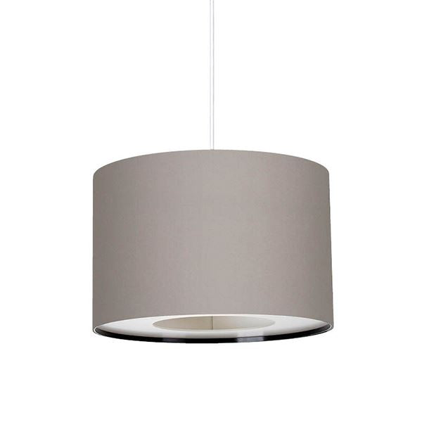 Paso Pendant Lamp by Darø #Gray Shade White Cord