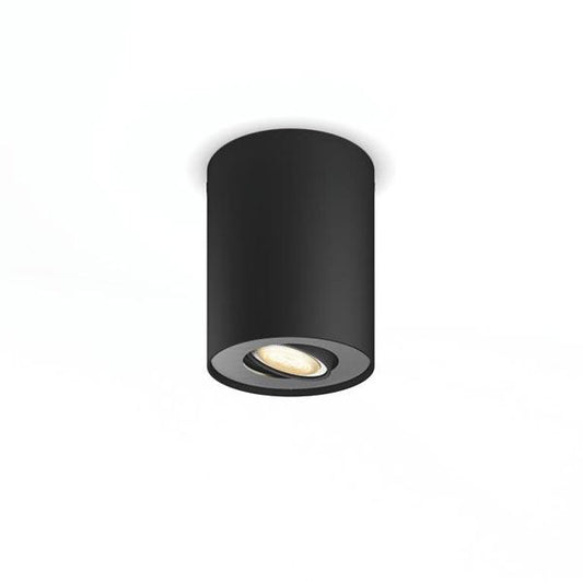 Pillar Single Spot Black excl. Damper by Philips hue #Black excl. Damper