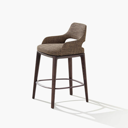 SOPHIE LITE Stool With Backrest by Poliform