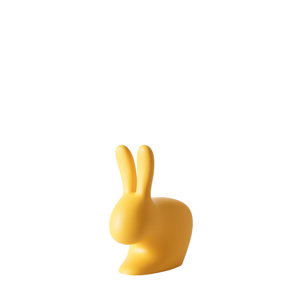 Rabbit XS Doorstopper by Qeeboo #Yellow