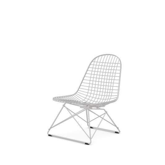 Wire Chair Lkr (Without Upholstery) by Vitra #powder-coated white (smooth)