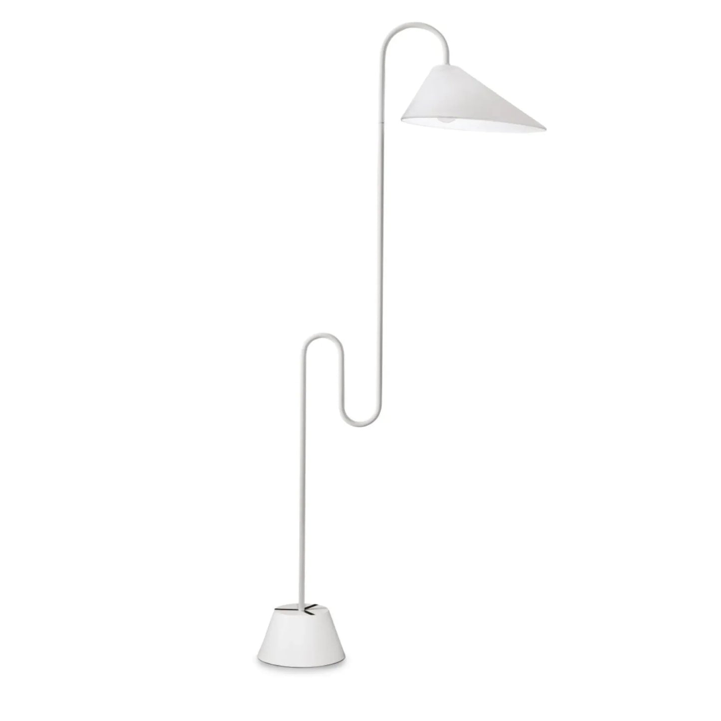 Roattino - Adjustable Steel Floor Lamp by Classicon #lacquered | Creamy white