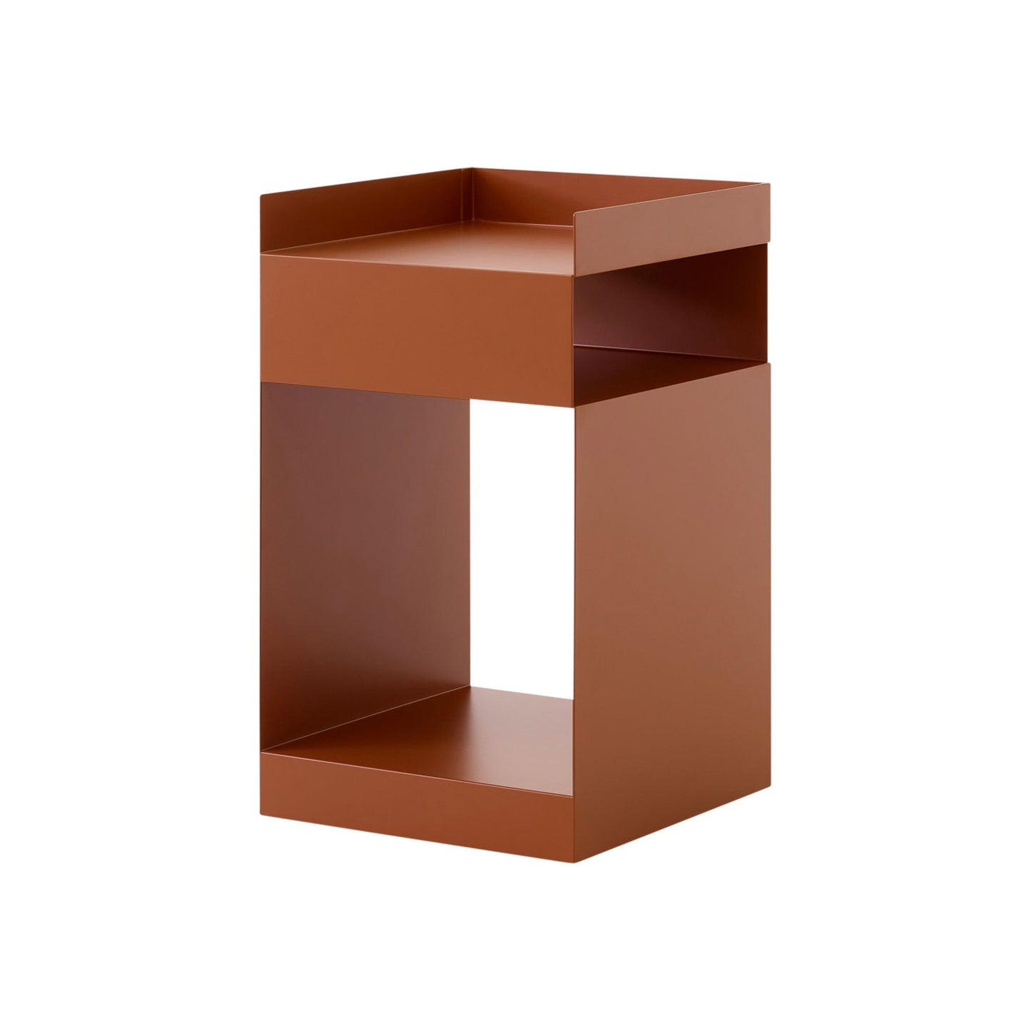 Rotate SC73 Rolling Table by &tradition #Terracotta