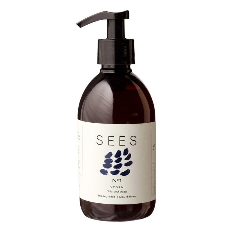 Biodegradable liquid soap No. 1 by SEES Company #cedar - orange #