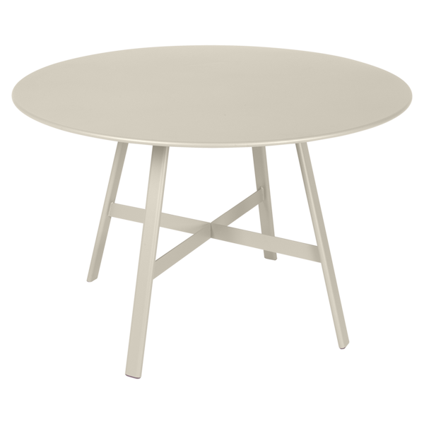 So'O Table Ø 117 Cm by Fermob #CLAY GREY