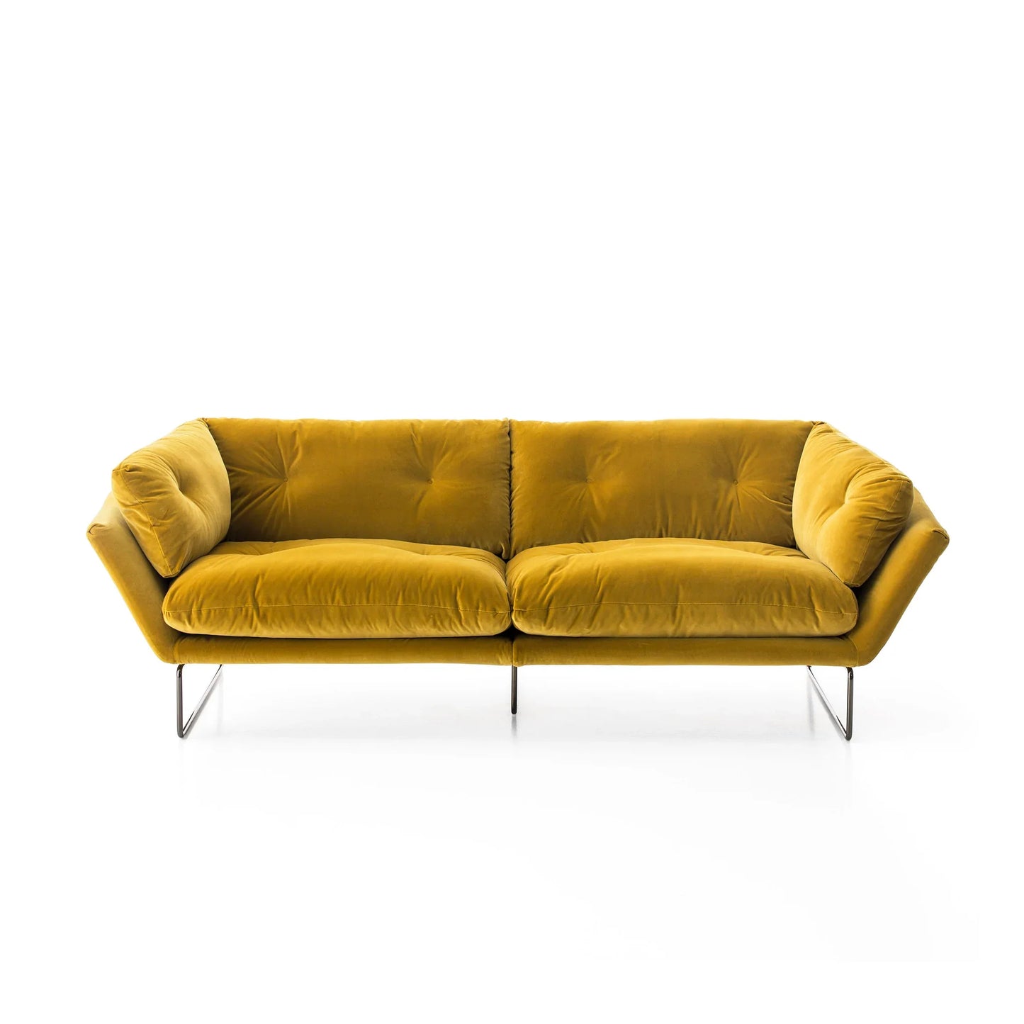 New York Suite - Sled base leather sofa (Category - leather | CLUB)