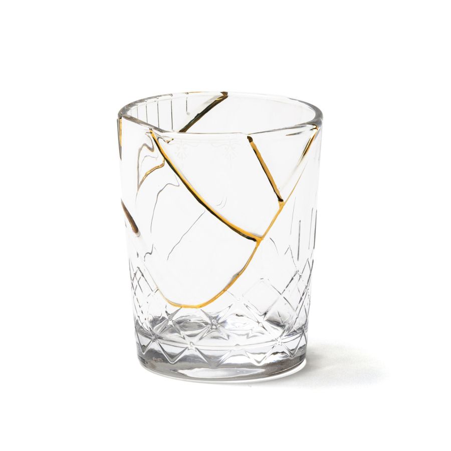 Porcelain and gold plated Glass Kintsugi by Seletti #No.1