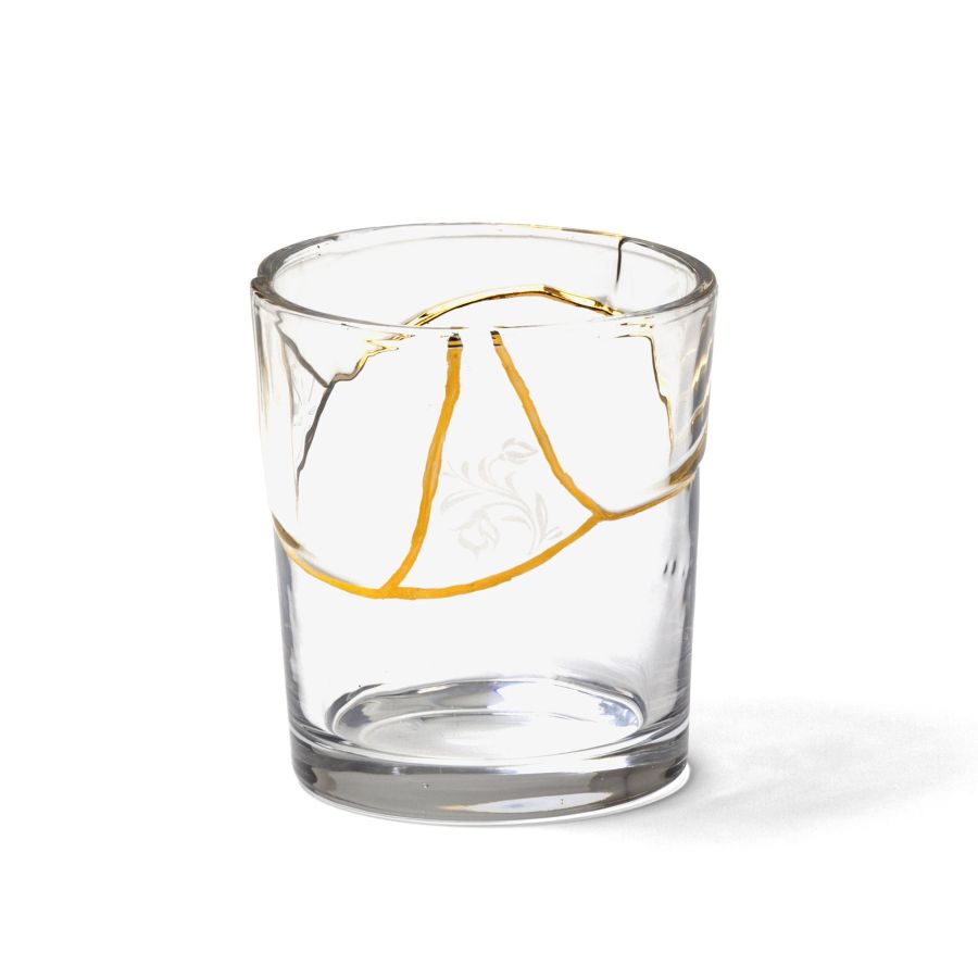 Porcelain and gold plated Glass Kintsugi by Seletti #No.3