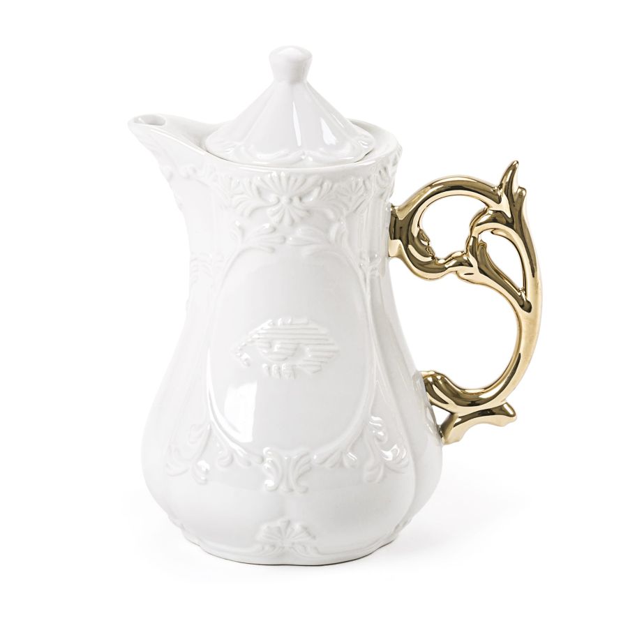 Fine Porcelain Teapot I-WARES by Seletti #Gold