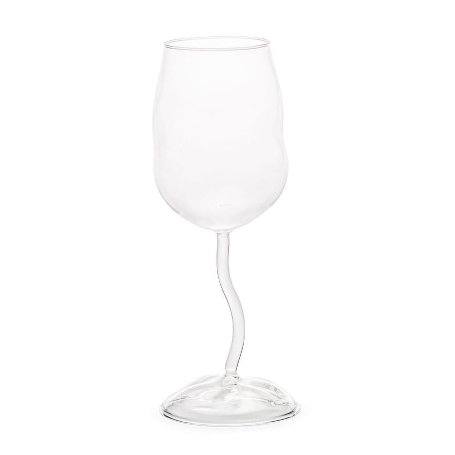 Glass from Sonny Wine Glass set of 4 by Seletti #ø 9.5 x h24