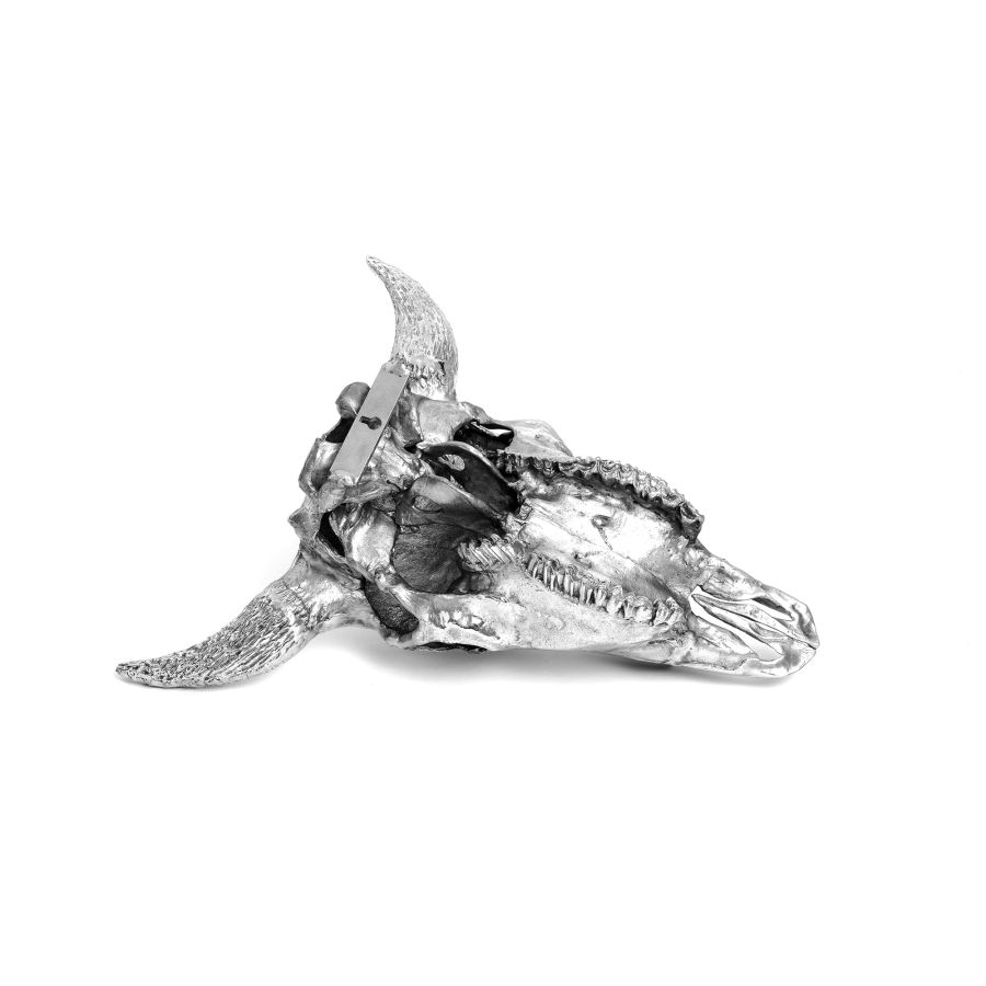 Aluminium Decorative Object Wunderkammer Bison Skull by Seletti