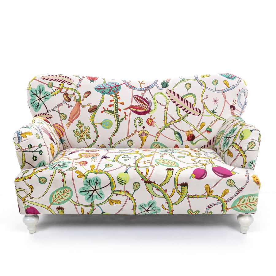 Fully Upholstered Sofa Botanical Diva by Seletti #White