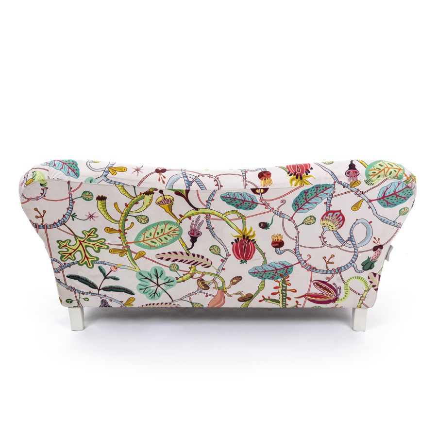 Fully Upholstered Sofa Botanical Diva by Seletti #White