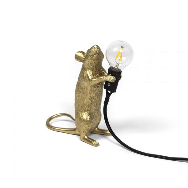 Mouse Step Standing Table Lamp by Seletti #Gold