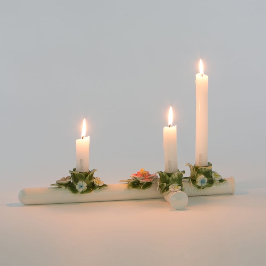 fine porcelain Candle Holder Flower Attitude The Spontoon by Seletti