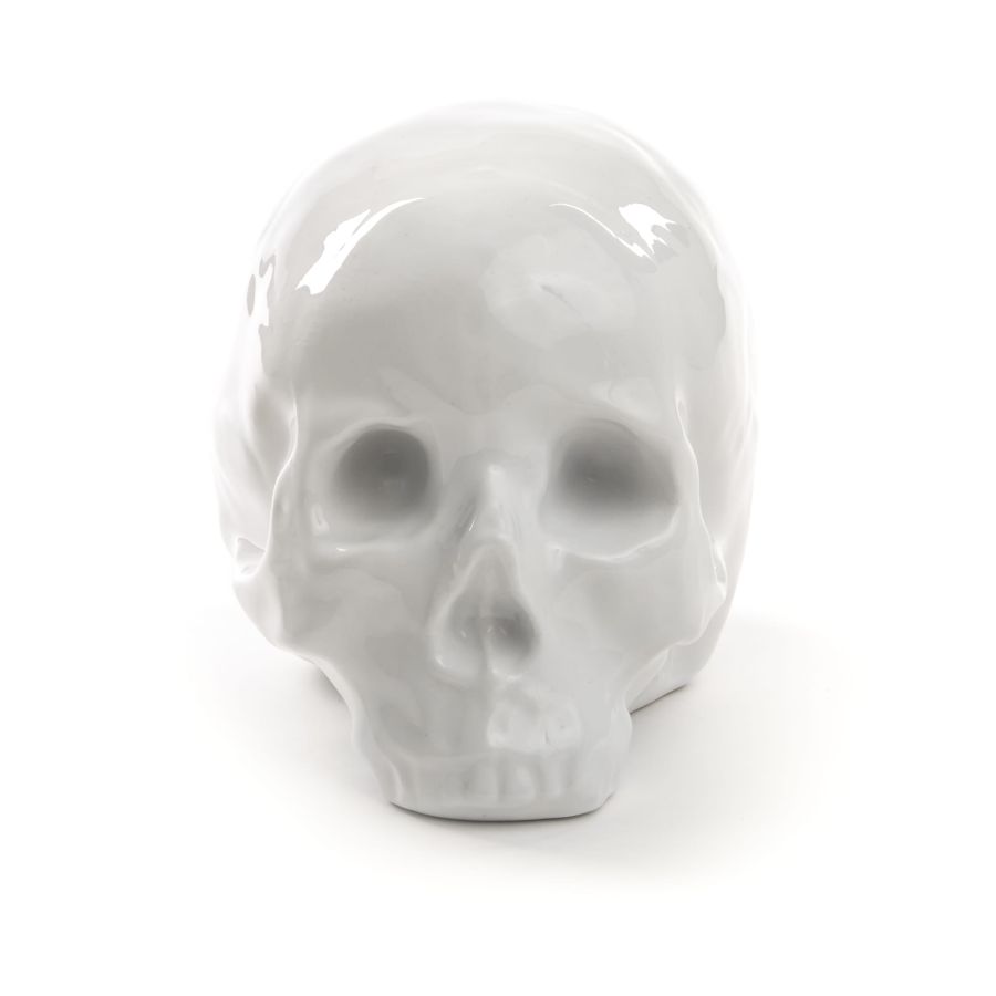 Porcelain Decorative Object Memorabilia My Skull by Seletti #White