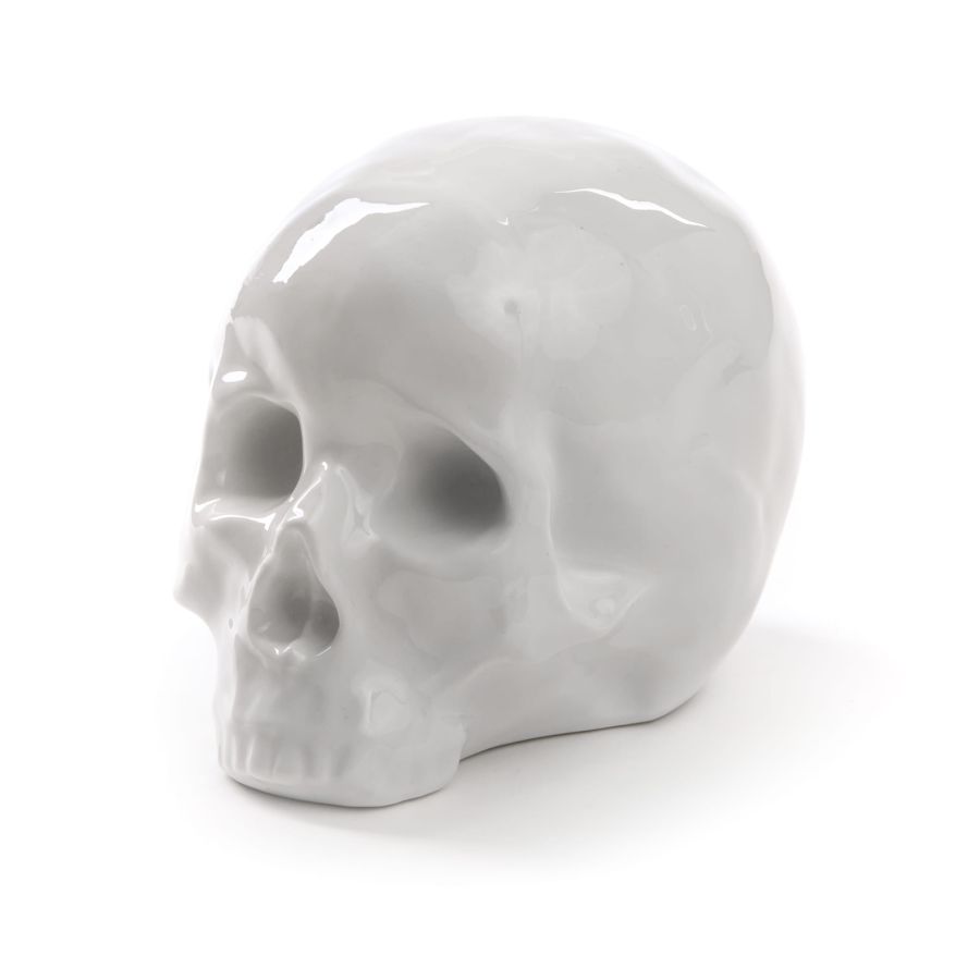 Porcelain Decorative Object Memorabilia My Skull by Seletti #White