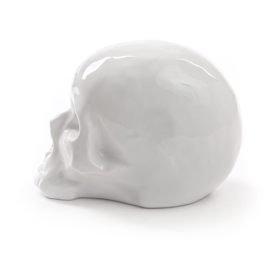 Porcelain Decorative Object Memorabilia My Skull by Seletti #White