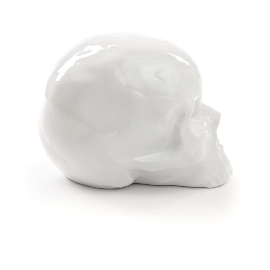 Porcelain Decorative Object Memorabilia My Skull by Seletti #White