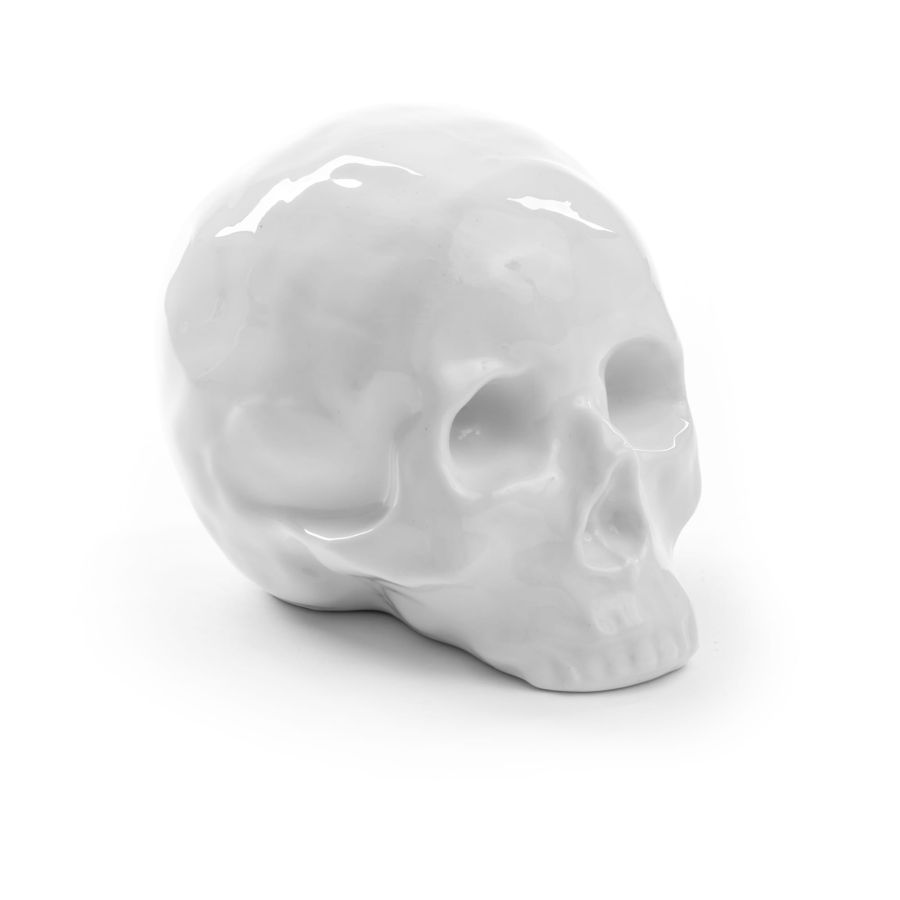 Porcelain Decorative Object Memorabilia My Skull by Seletti #White